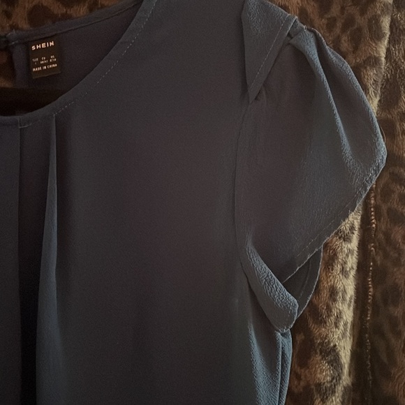 Shein blue blouse - Picture 5 of 7